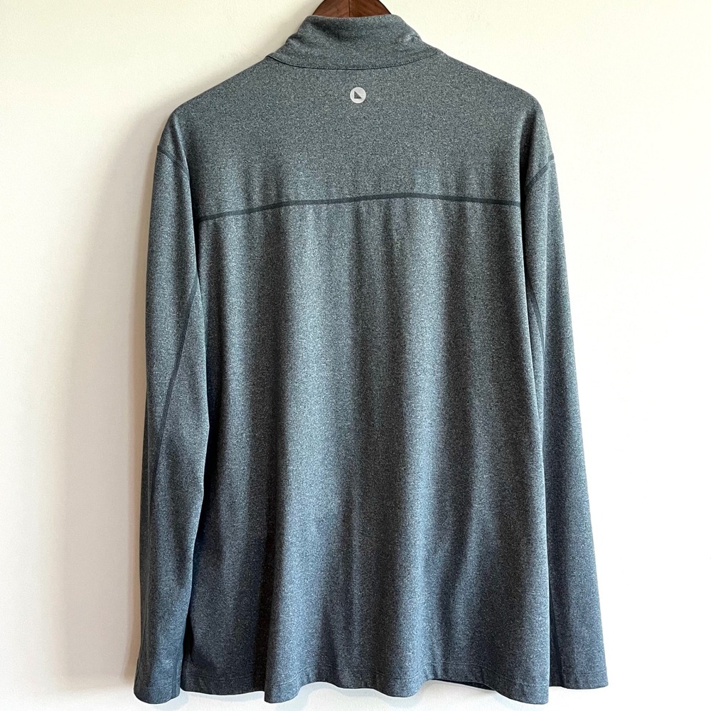 UNTUCKit Mens XXL Full Zip Performance Jacket Gray Heathered Mock Neck - Picture 4 of 8
